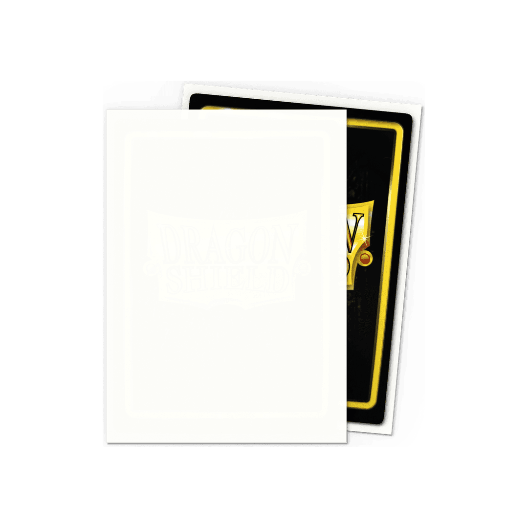 Dragon Shield - Matte Sleeves White - Standard Size (100 Bustine)