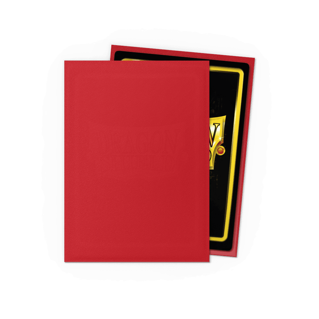 Dragon Shield - Matte Sleeves Crimson - Standard Size (100 Bustine)