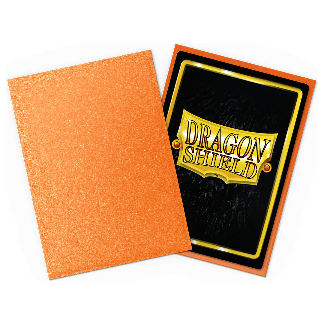 Dragon Shield – Matte Sleeves Amber – Standard Size (100 Bustine)