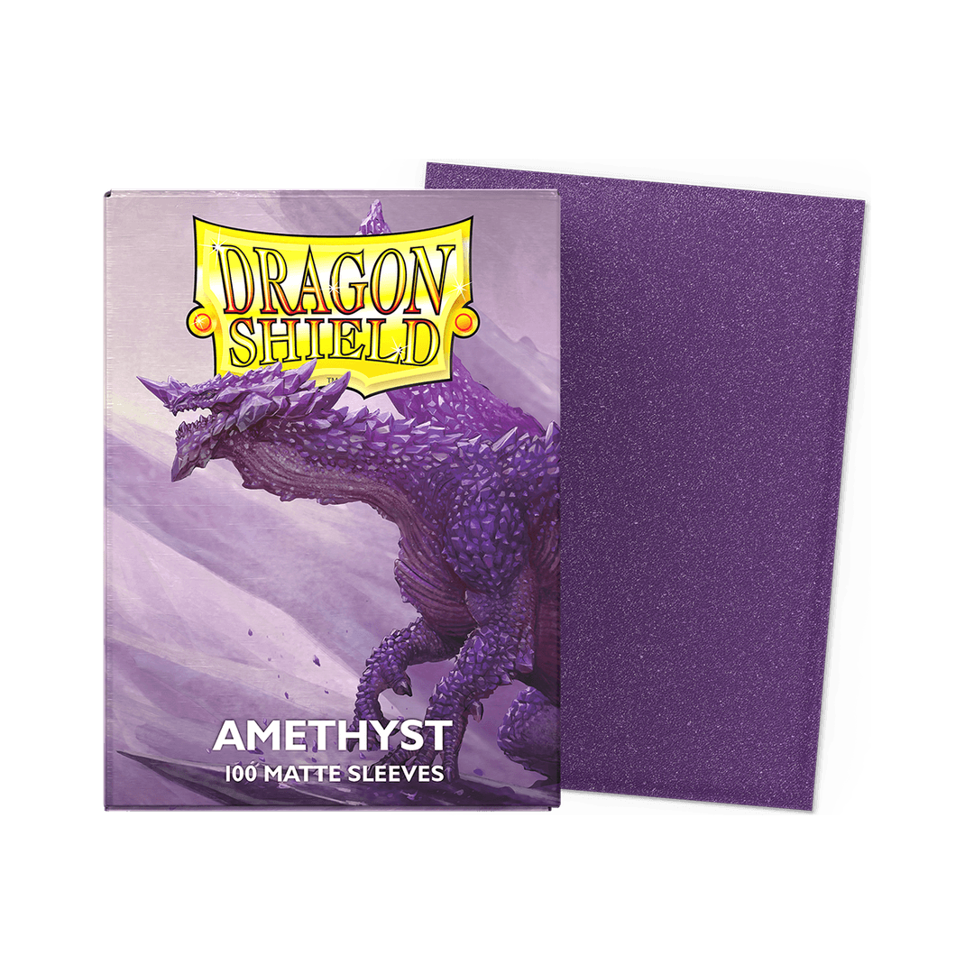 Dragon Shield – Matte Sleeves Amethyst Sparkles – Standard Size (100 Bustine)