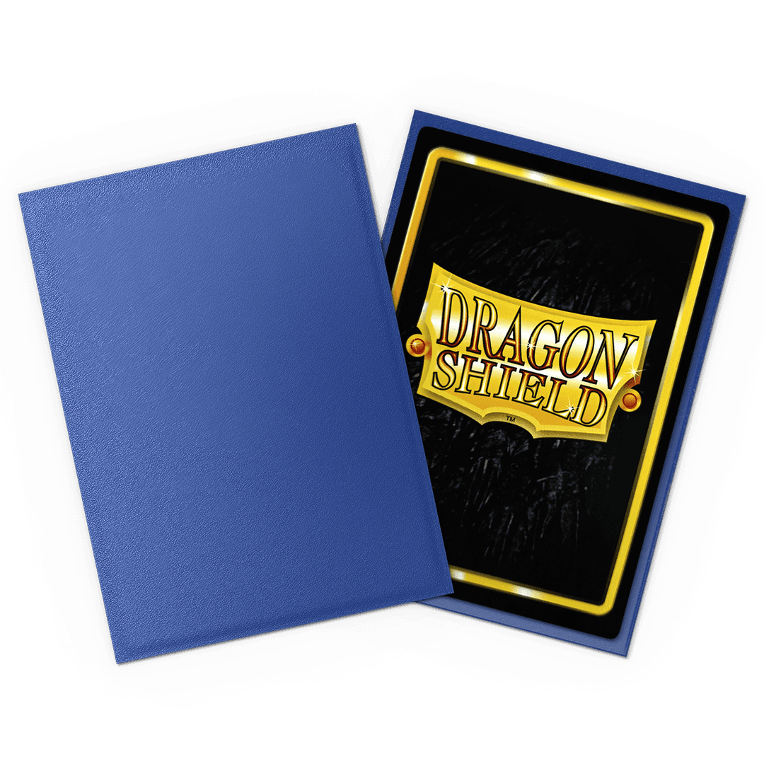 Dragon Shield - Non-Glare Matte Sleeves Blue - Standard Size (100 Bustine)