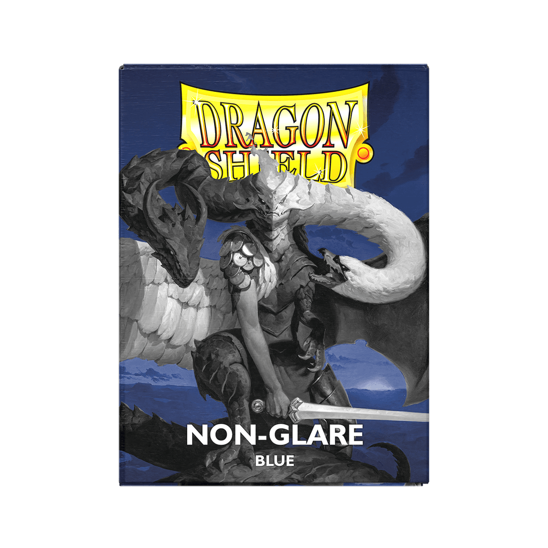 Dragon Shield - Non-Glare Matte Sleeves Blue - Standard Size (100 Bustine)