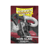 Dragon Shield - Non-Glare Matte Sleeves Blood Red - Standard Size (100 Bustine)