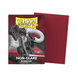 Dragon Shield - Non-Glare Matte Sleeves Blood Red - Standard Size (100 Bustine)