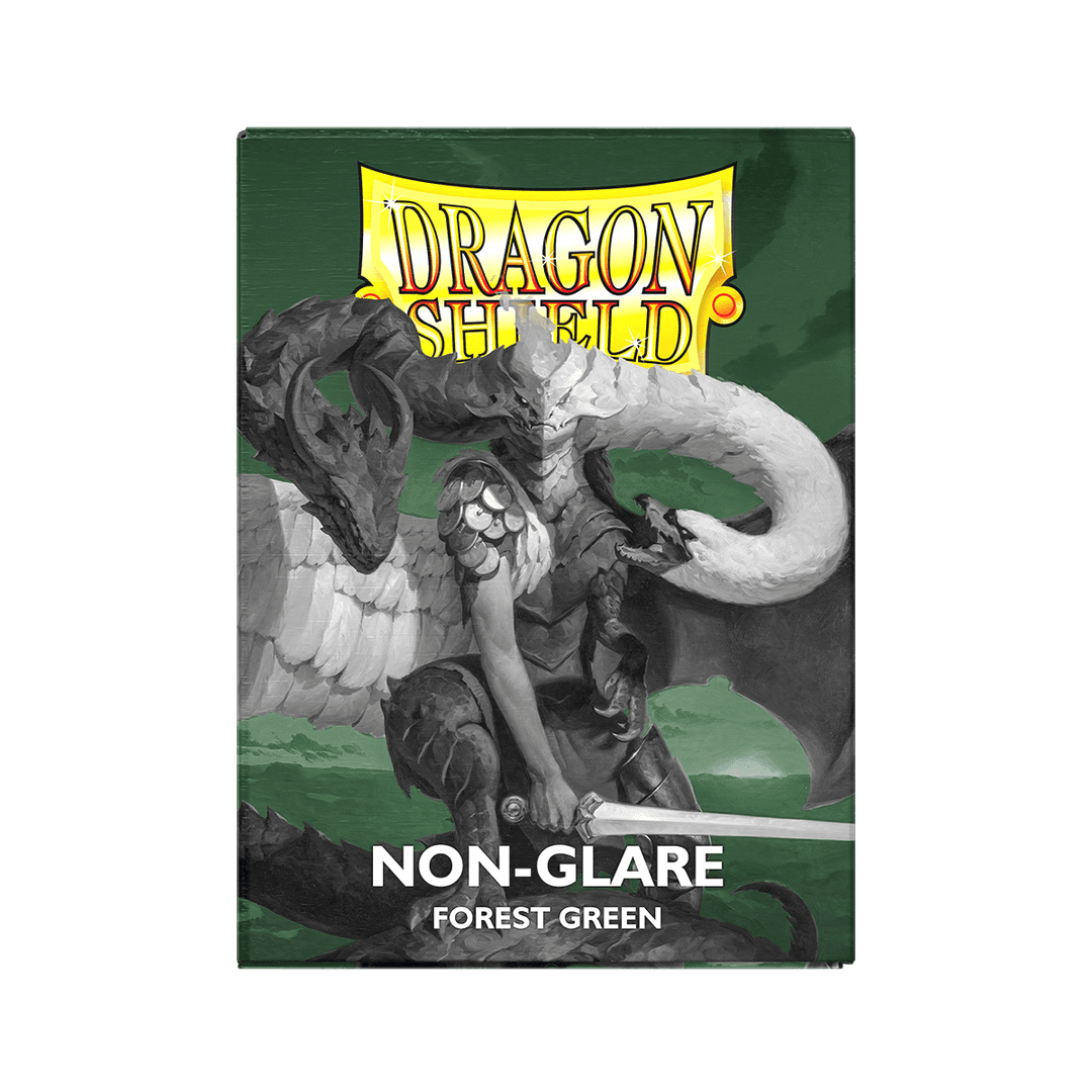Dragon Shield - Non-Glare Matte Sleeves Forest Green - Standard Size (100 Bustine)