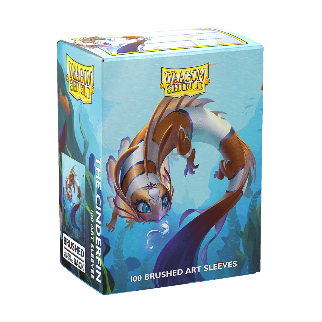 Dragon Shield - Brushed Art Sleeves The Cinderfin - Standard Size (100 Bustine)