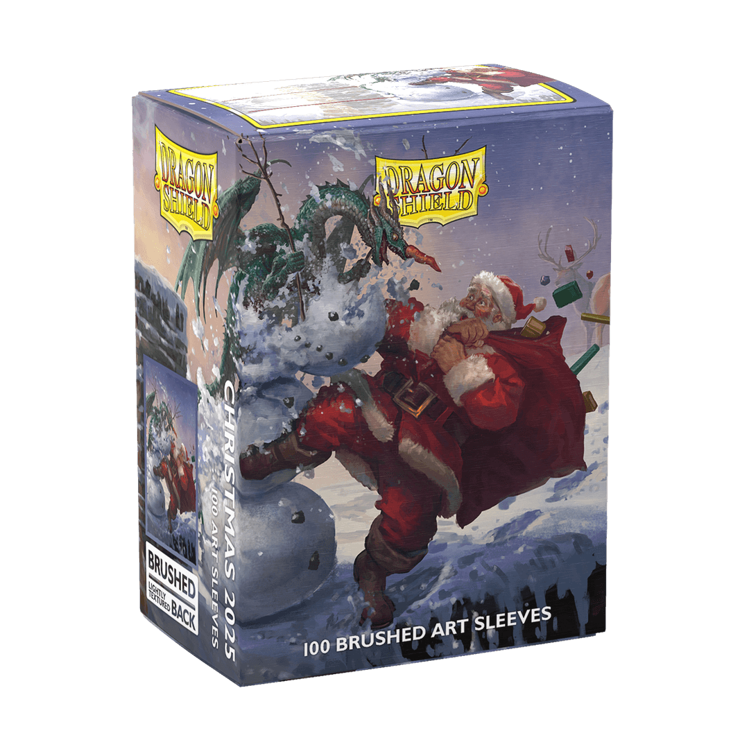 Dragon Shield - Brushed Sleeves Christmas 2025 - Standard Size (100 Bustine)