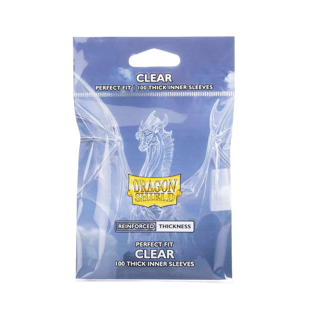 Dragon Shield – Perfect Fit Thick Inner Sleeves Clear (100) – Inner spesse per double-sleeving
