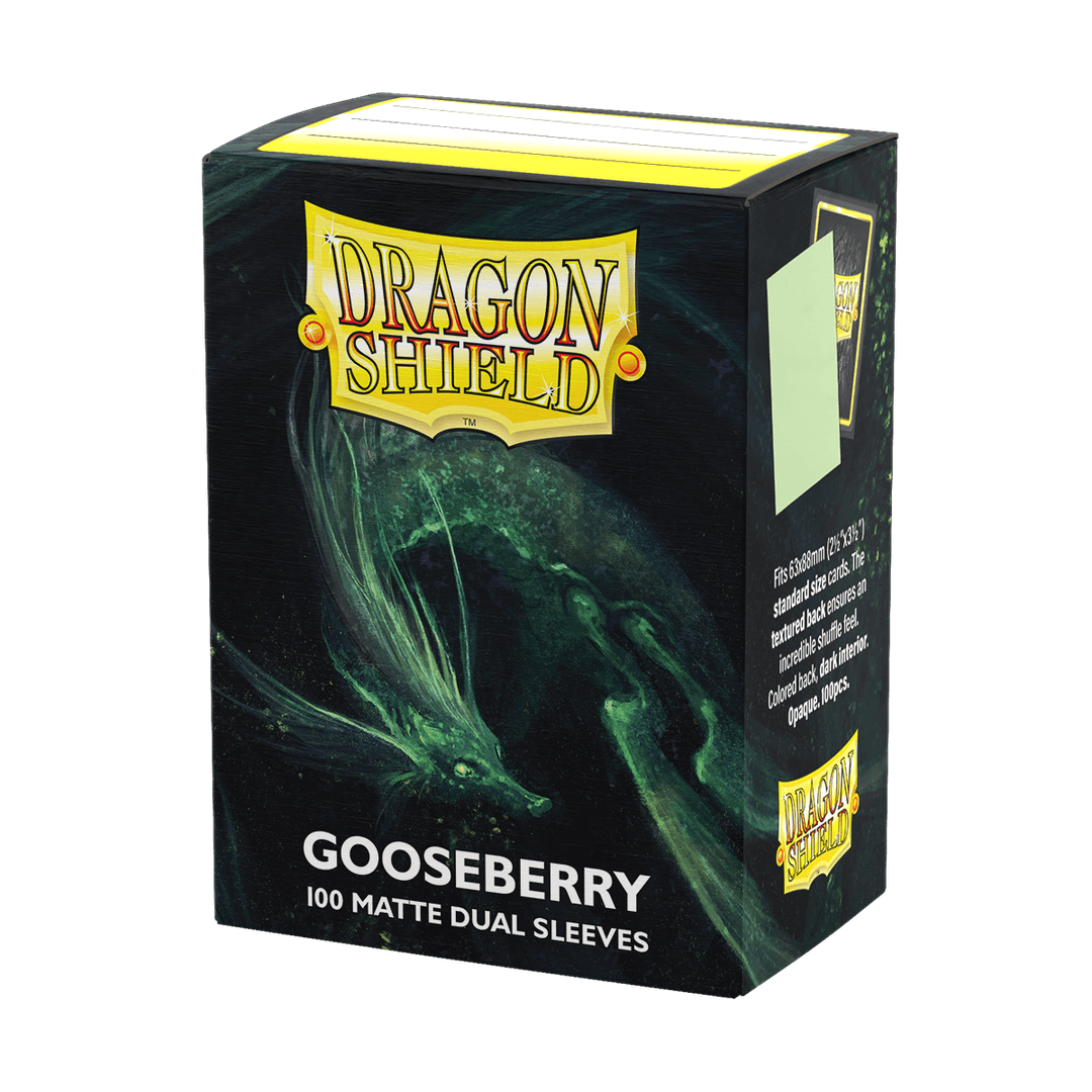 Dragon Shield - Matte Dual Sleeves Gooseberry - Standard Size (100 Bustine)