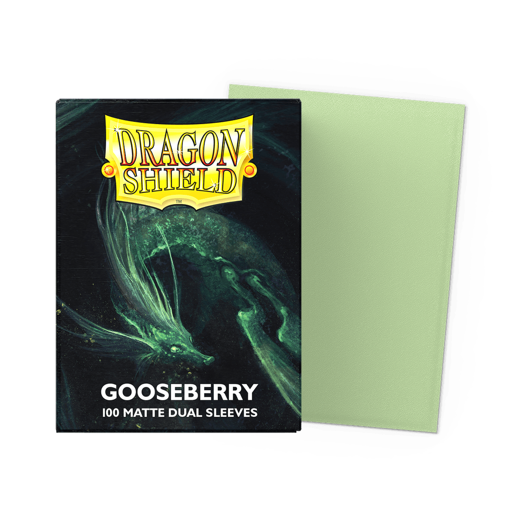Dragon Shield - Matte Dual Sleeves Gooseberry - Standard Size (100 Bustine)