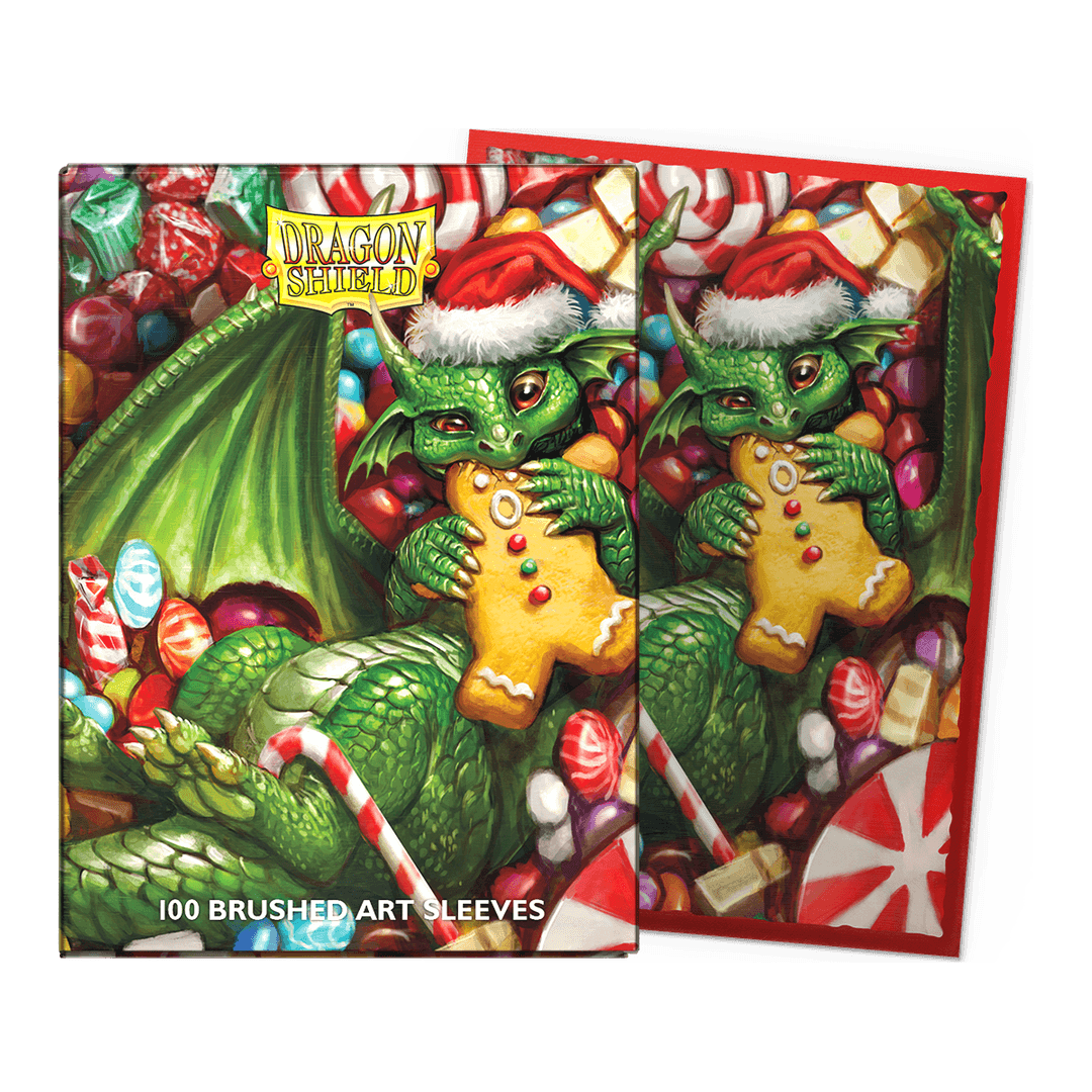Dragon Shield - Brushed Sleeves Christmas 2024 - Standard Size (100 Bustine)