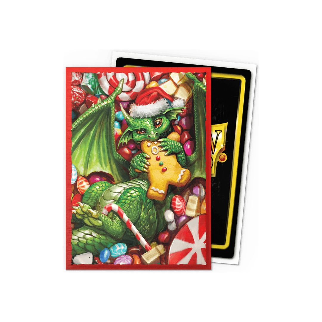 Dragon Shield - Brushed Sleeves Christmas 2024 - Standard Size (100 Bustine)