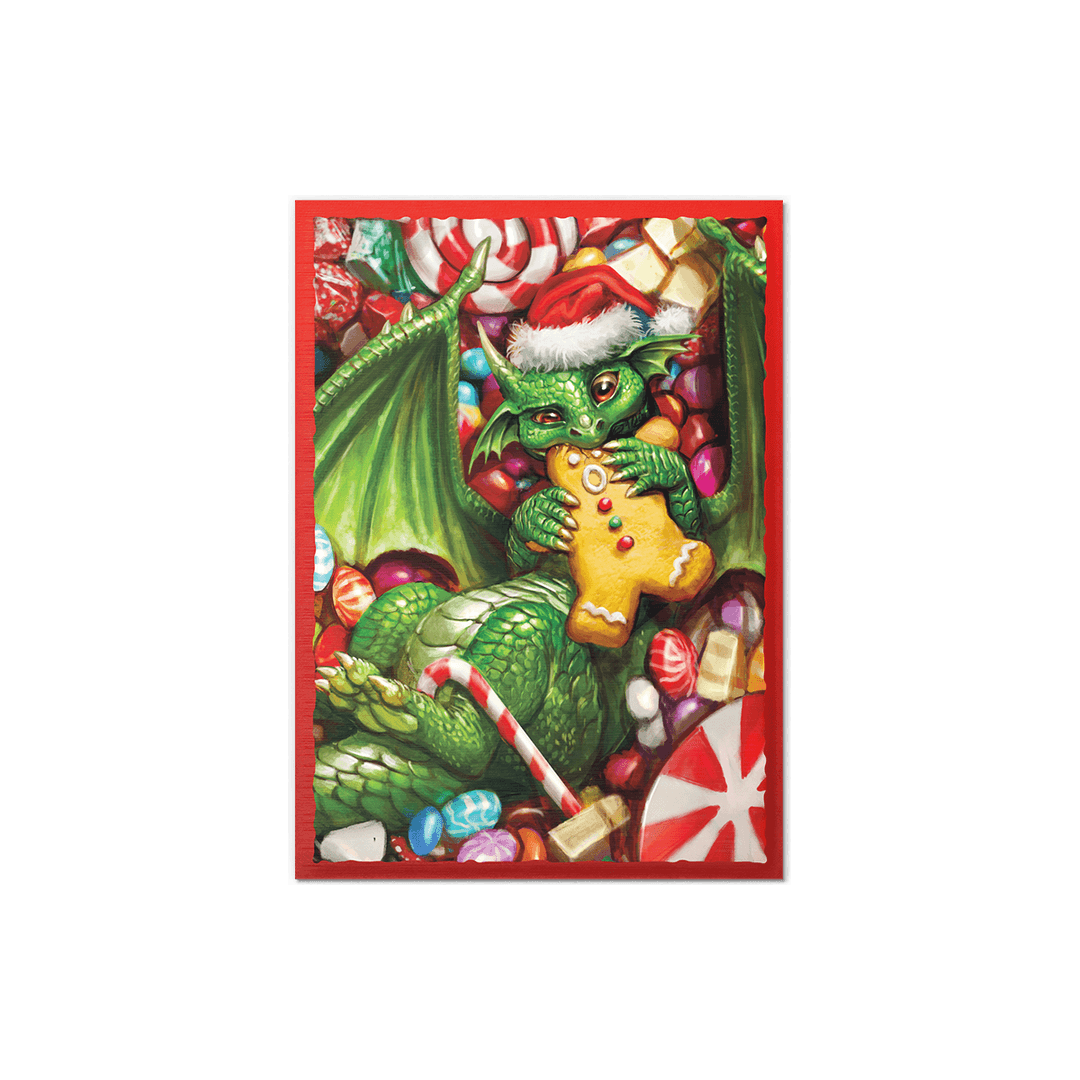 Dragon Shield - Brushed Sleeves Christmas 2024 - Standard Size (100 Bustine)