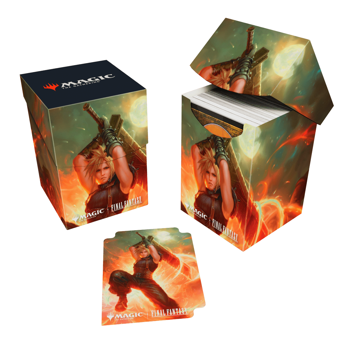 Ultra Pro Deck Box 100+ FINAL FANTASY Cloud, Ex-SOLDIER Magic: The Gathering