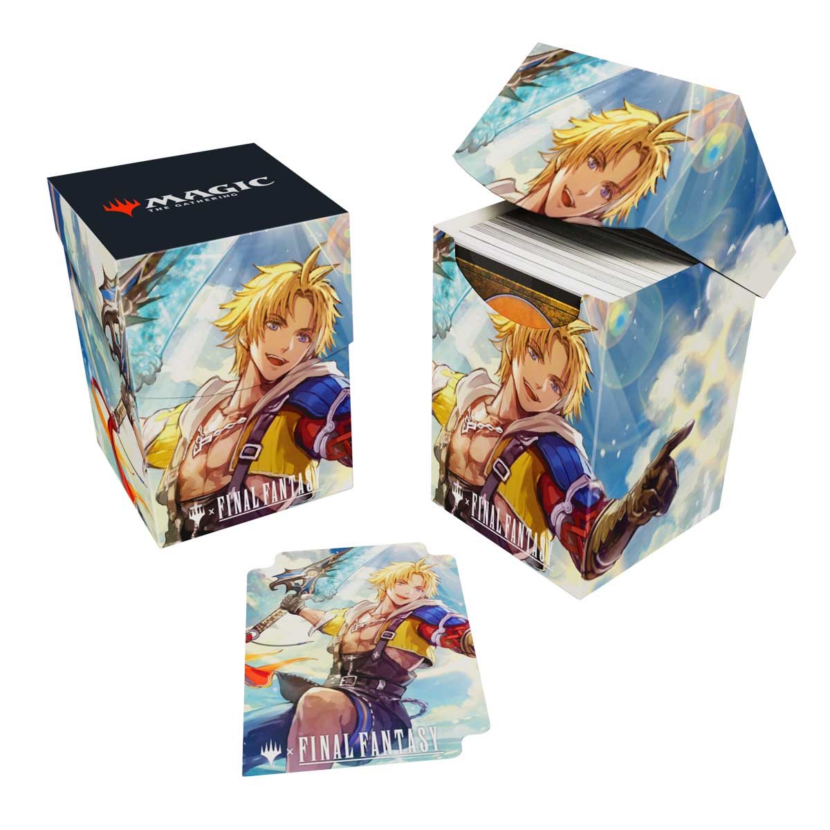 Ultra Pro Deck Box 100+ FINAL FANTASY Tidus, Yuna's Guardian Magic: The Gathering