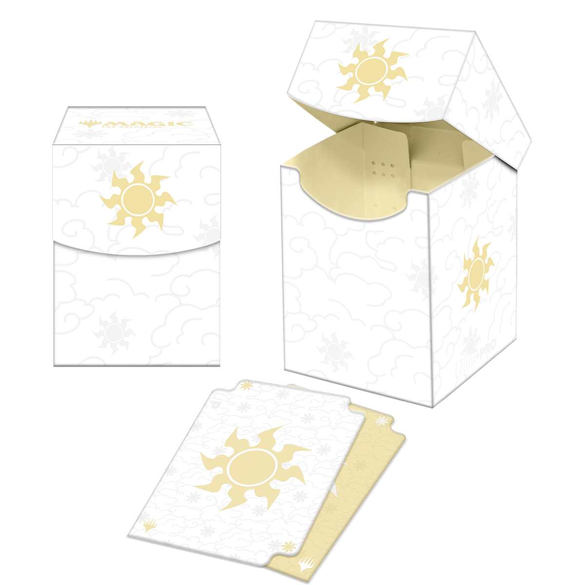 Ultra PRO – Mana 8 Deck Box 100+ “Plains” – Scatola porta mazzo con divisorio