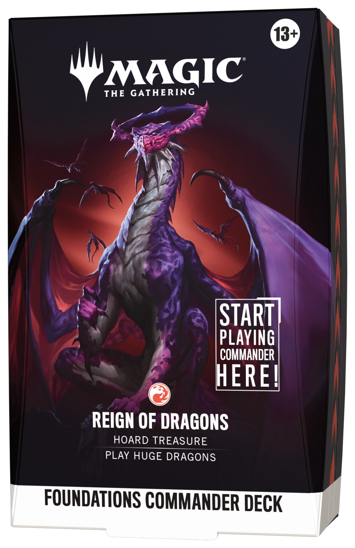 Magic The Gathering Foundations Commander Reign of Dragons - mazzo in inglese