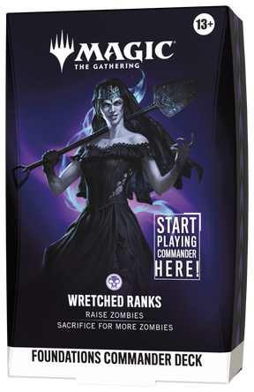 Magic The Gathering Foundations Commander Wretched Ranks - mazzo in inglese