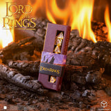 Q Workshop The Lord of the Rings Ring-bearers Full Art Dice Set Whitefire Radiance (7 pezzi) – Set di Dadi per Giochi di Ruolo