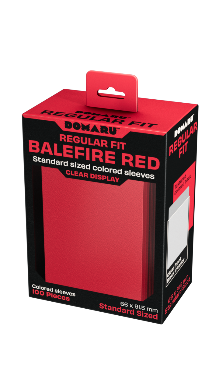 Gatherers’ Tavern – DOMARU Regular Fit Sleeves: Balefire Red 100