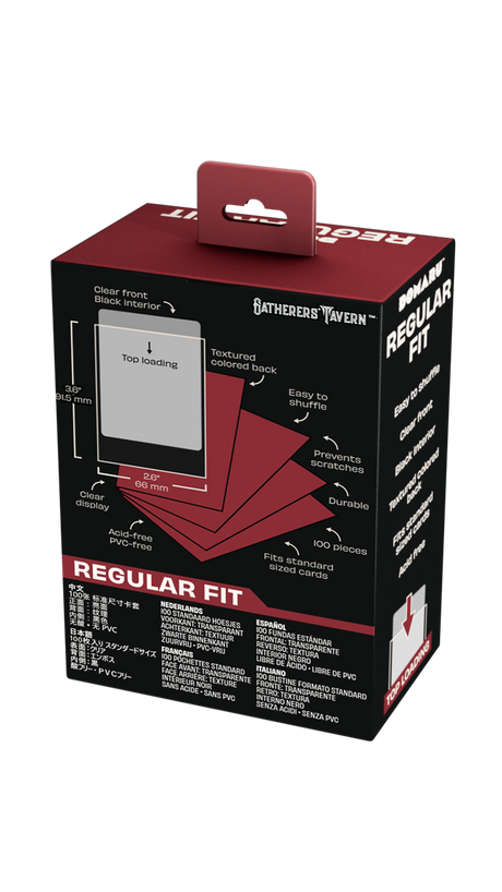 Gatherers’ Tavern – DOMARU Regular Fit Sleeves: Imperial Red 100
