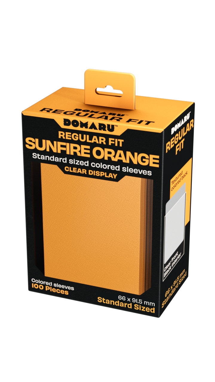 Gatherers’ Tavern – DOMARU Regular Fit Sleeves: Sunfire Orange 100