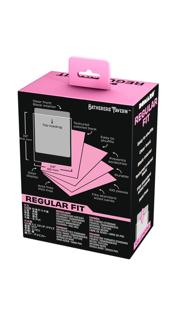 Gatherers’ Tavern – DOMARU Regular Fit Sleeves: Valiant Pink 100