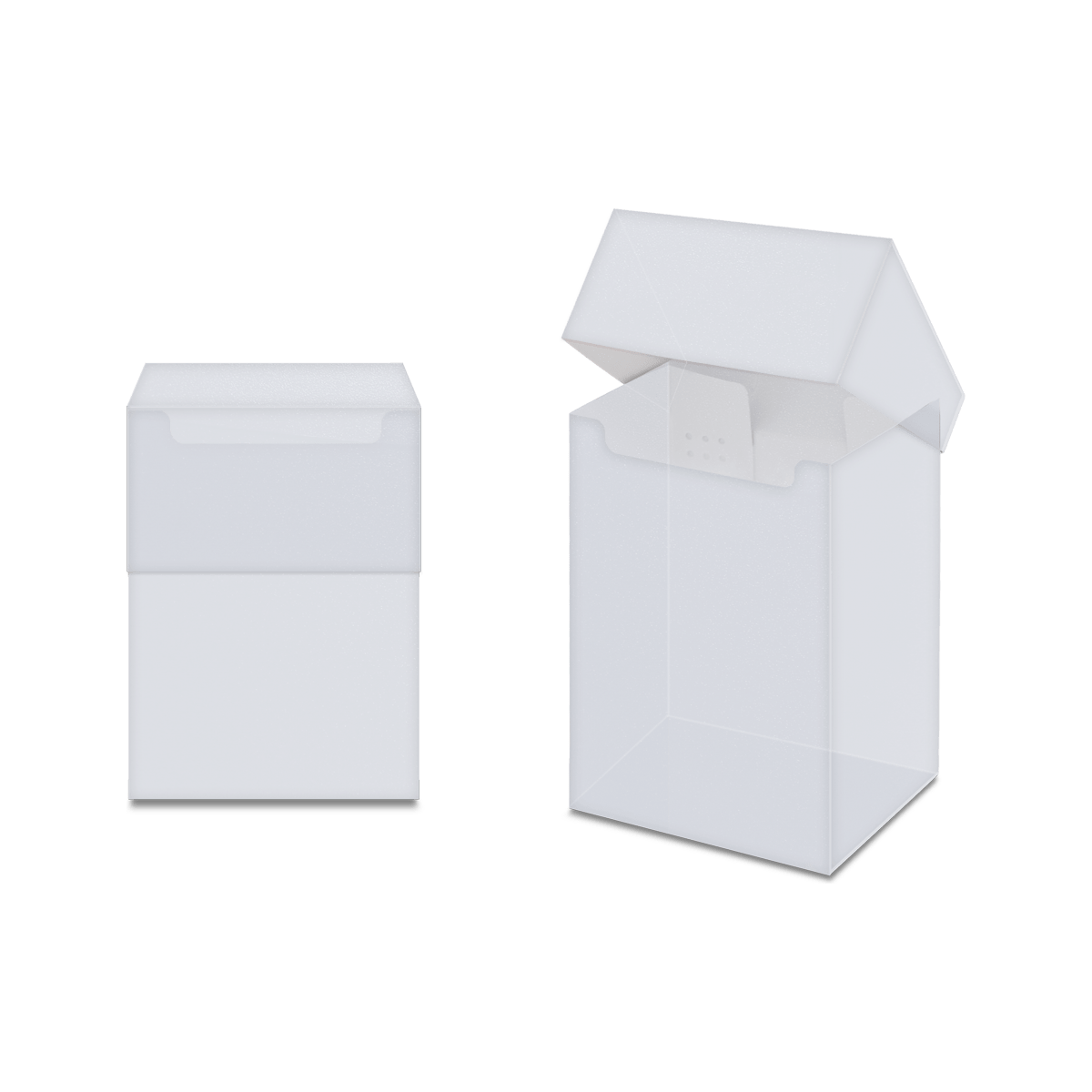 Ultra Pro Deck Box Trasparente – Custodia per 80 Carte TCG