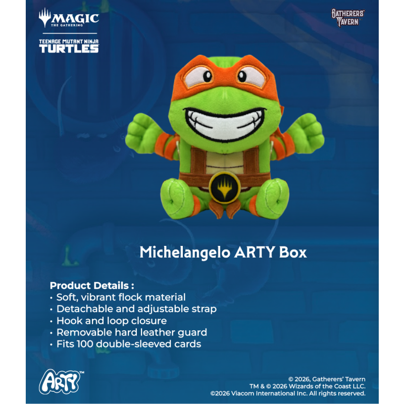 Gatherers’ Tavern – Magic: The Gathering x Teenage Mutant Ninja Turtles Michelangelo ARTY Box