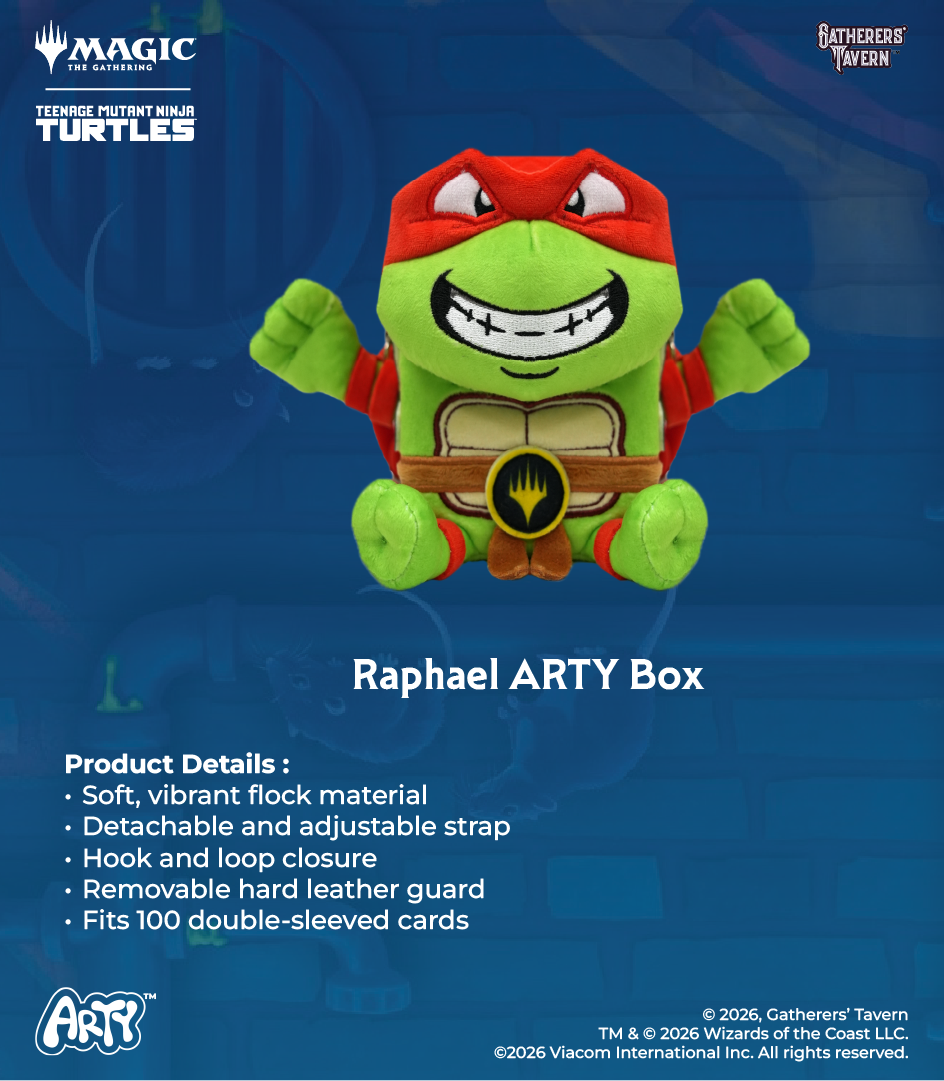 Gatherers’ Tavern – Magic: The Gathering x Teenage Mutant Ninja Turtles Raphael ARTY Box