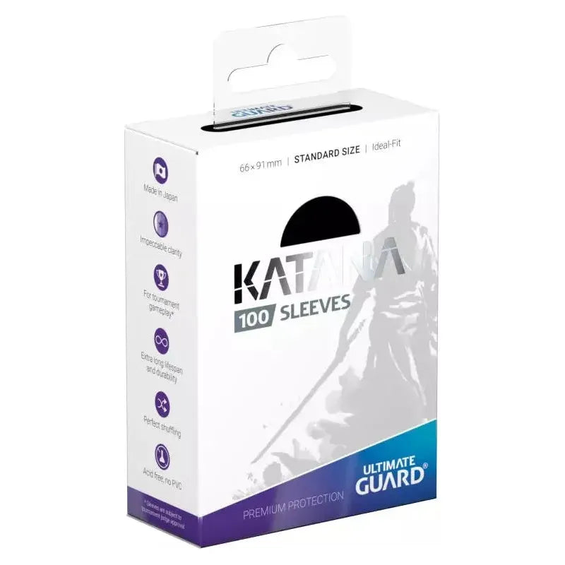 Ultimate Guard - Sleeves Katana - Black (100 Bustine)