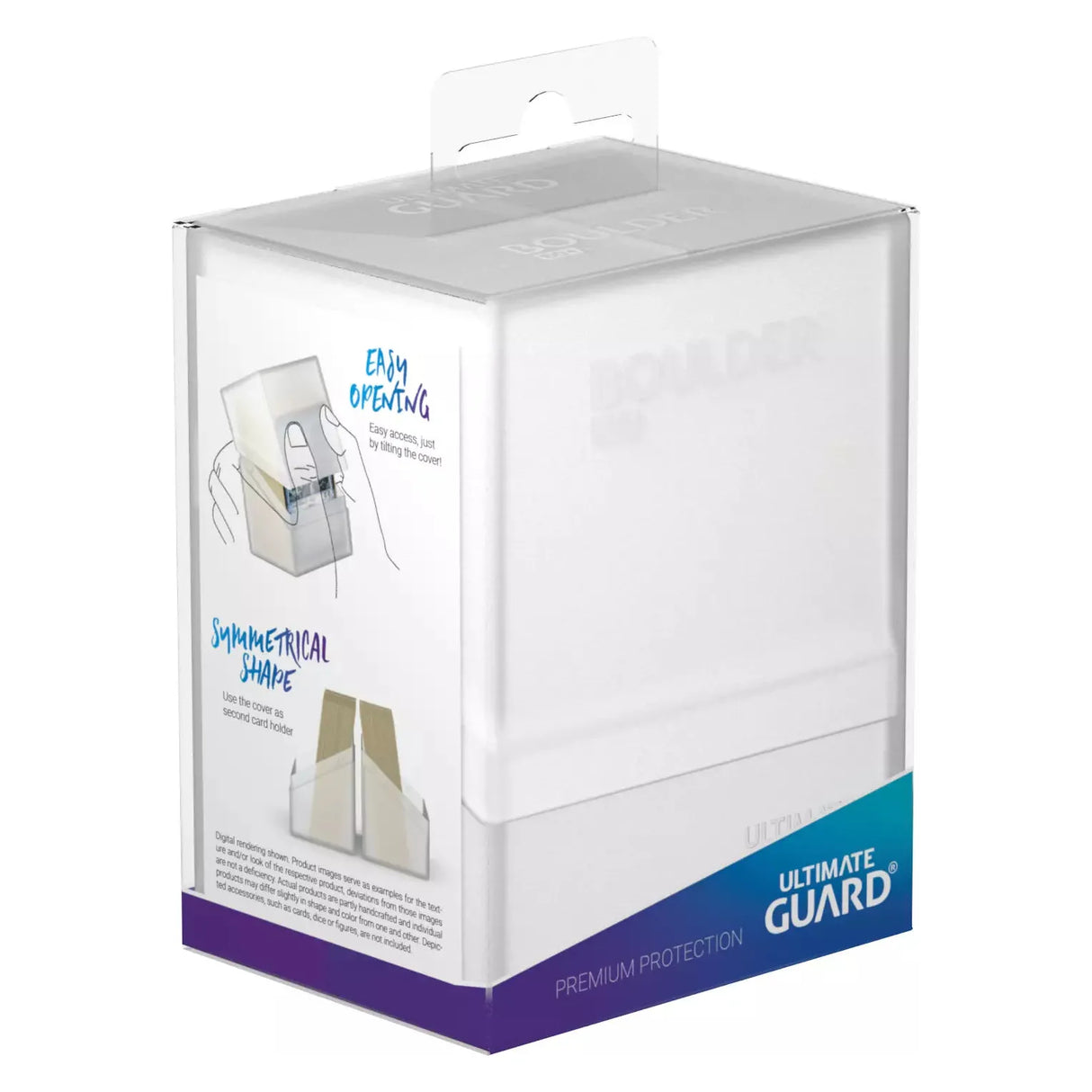 Ultimate Guard - Boulder 80+ Deck Box - Frosted