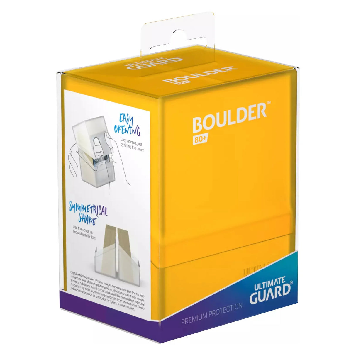 Ultimate Guard - Boulder 80+ Deck Box - Amber