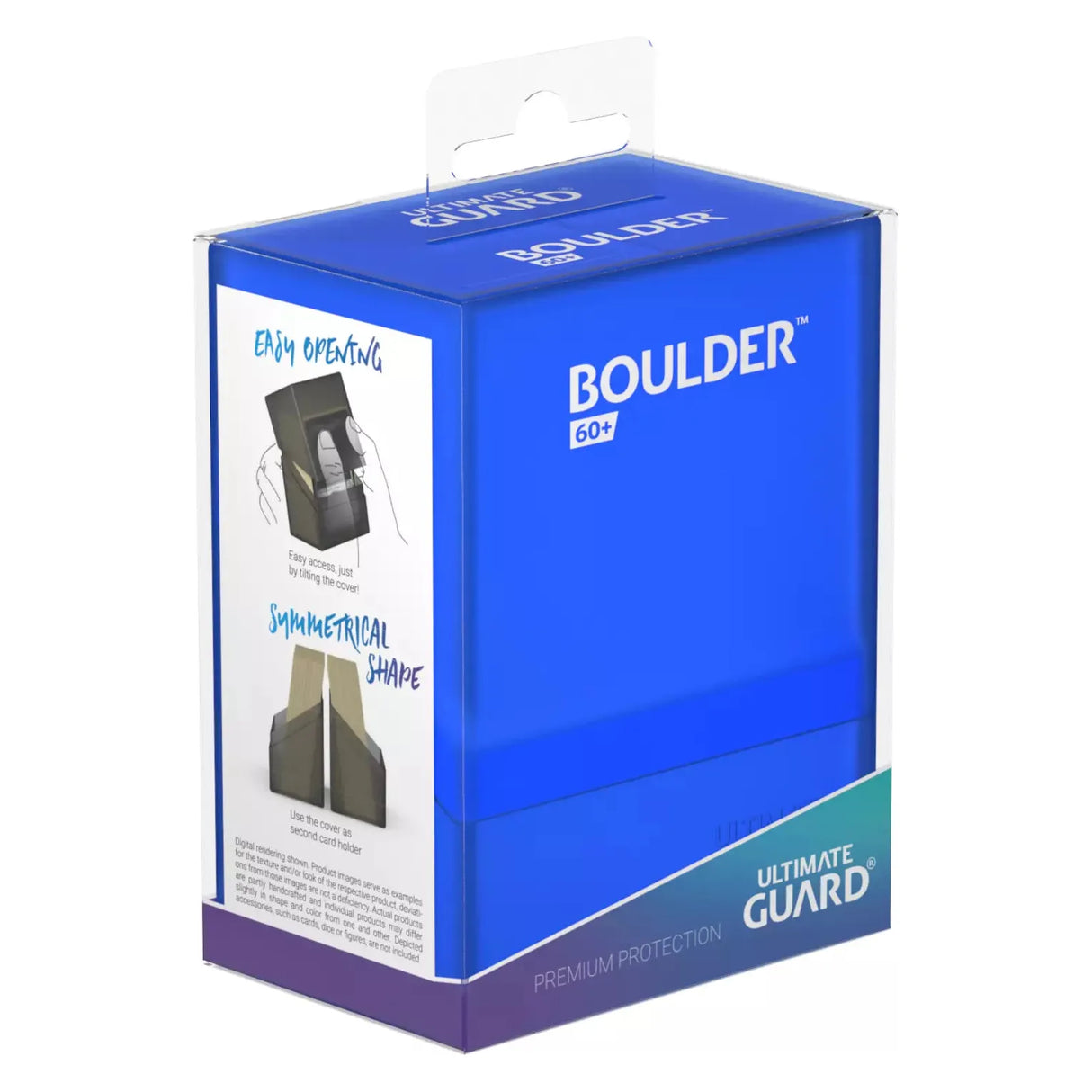 Ultimate Guard - Boulder 60+ Deck Box - Sapphire
