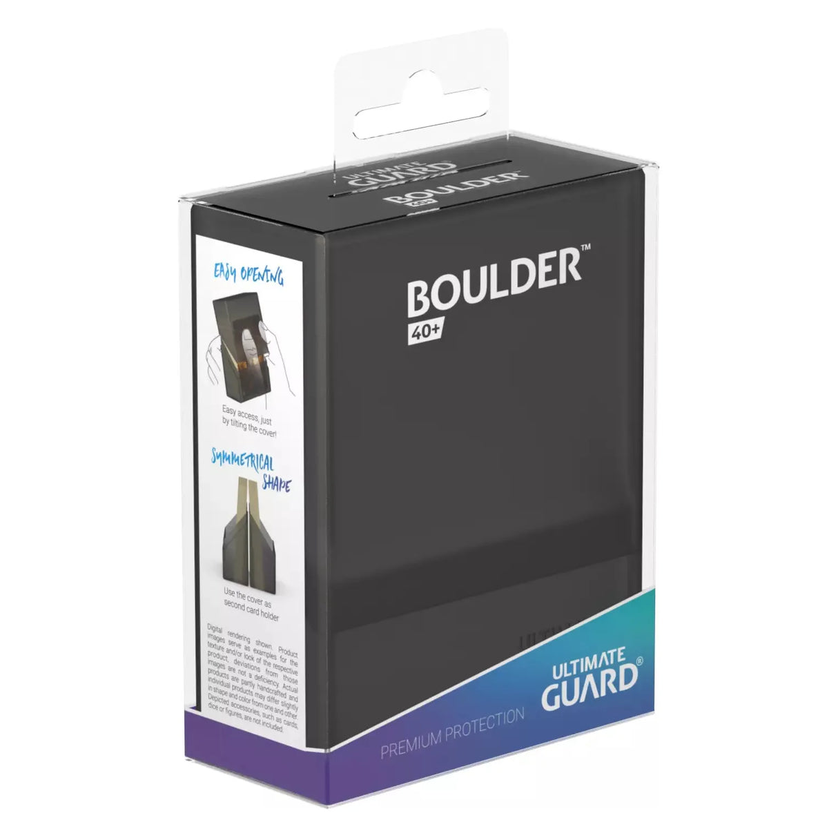 Ultimate Guard - Boulder 40+ Deck Box - Onyx