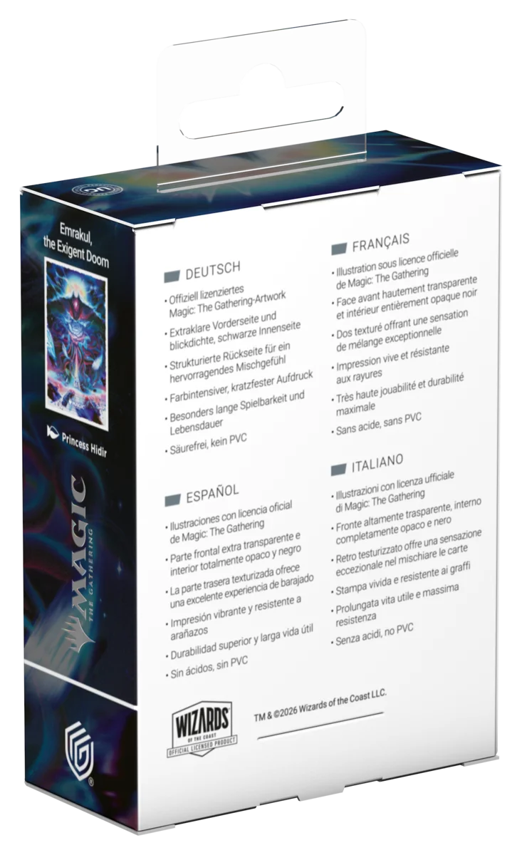 Ultimate Guard Art Sleeves Reality Fracture Emrakul, the Exigent Doom – retro della confezione