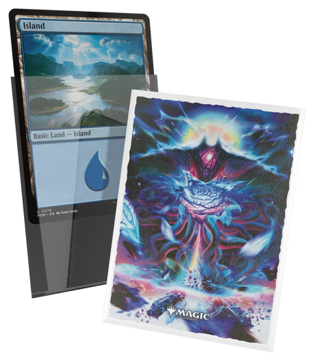Ultimate Guard Art Sleeves Reality Fracture Emrakul, the Exigent Doom – fronte trasparente e retro illustrato