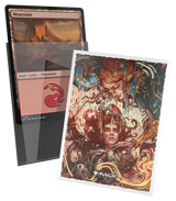 Ultimate Guard Art Sleeves Reality Fracture Identity Echo – fronte trasparente e retro illustrato