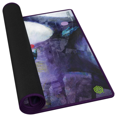 Ultimate Guard Play-Mat Reality Fracture Avatar of Burgeoning Echoes – tappetino parzialmente arrotolato e base