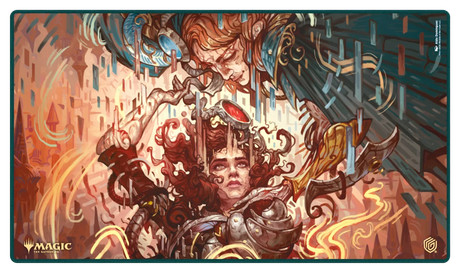 Ultimate Guard Play-Mat Reality Fracture Identity Echo – vista frontale dell’illustrazione