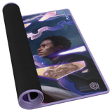 Ultimate Guard Play-Mat Reality Fracture Return to the Light Realms – tappetino parzialmente arrotolato e base