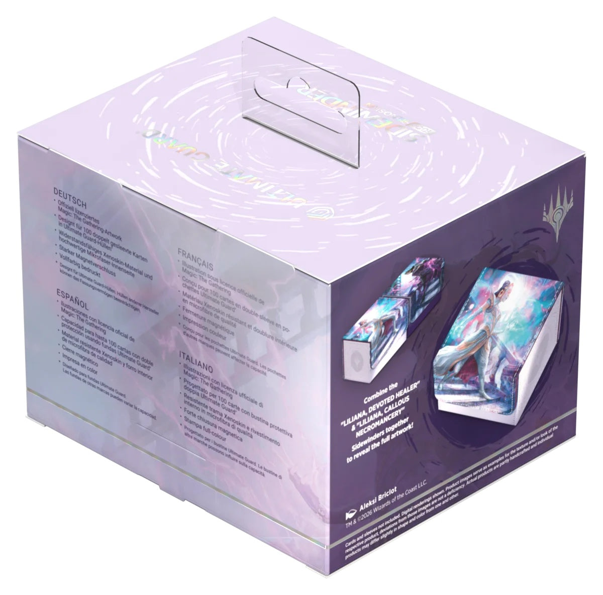 Ultimate Guard – Sidewinder 100+ Xenoskin MTG | Reality Fracture – Liliana, Devoted Healer – Deck Box