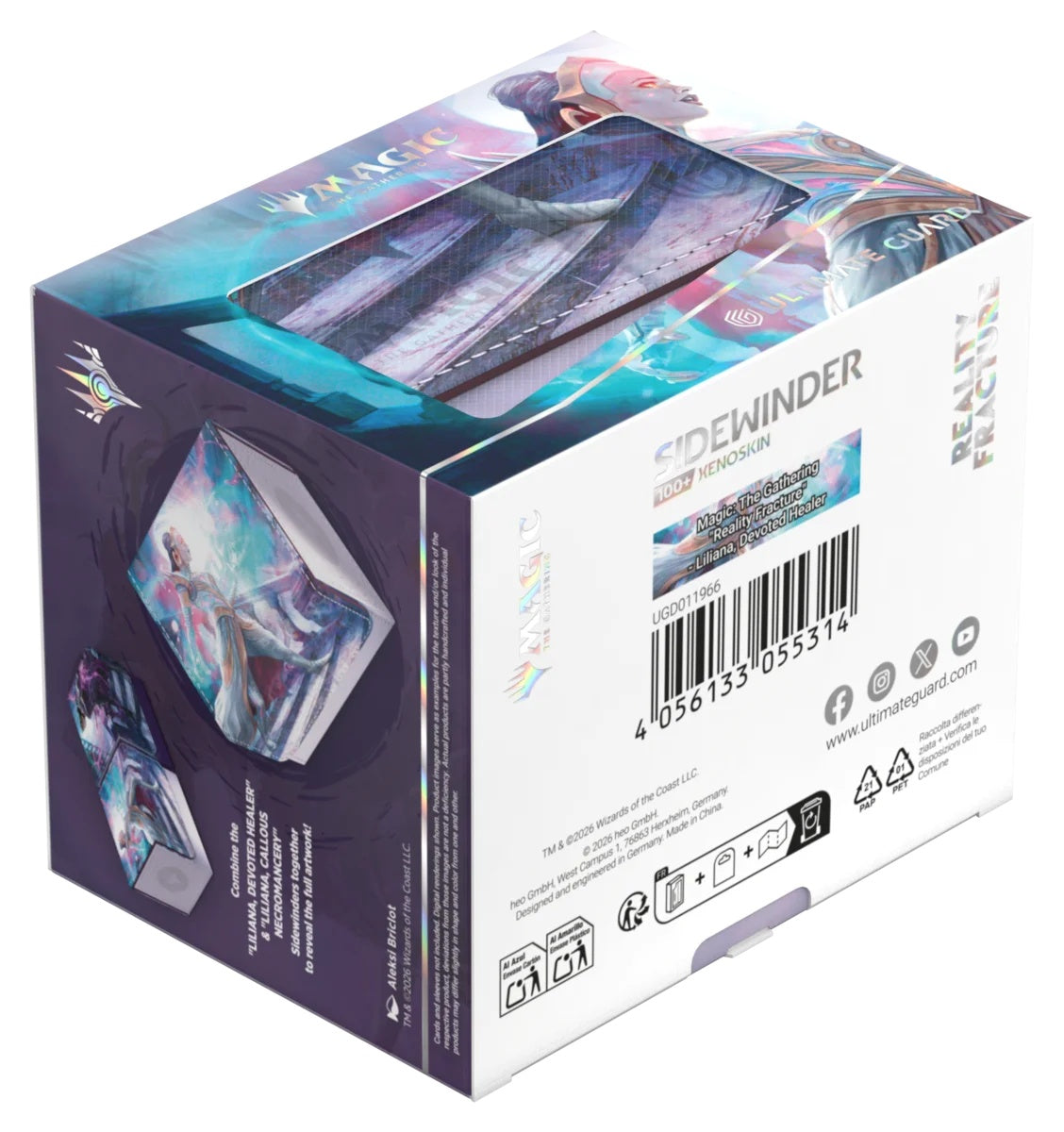 Ultimate Guard – Sidewinder 100+ Xenoskin MTG | Reality Fracture – Liliana, Devoted Healer – Deck Box