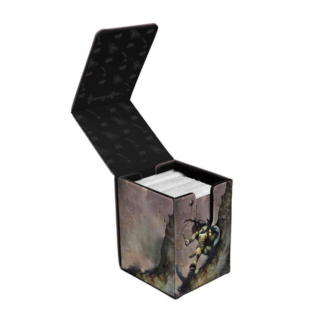Ultra PRO Frank Frazetta – Warrior with Ball and Chain Alcove Flip Deck Box 100+