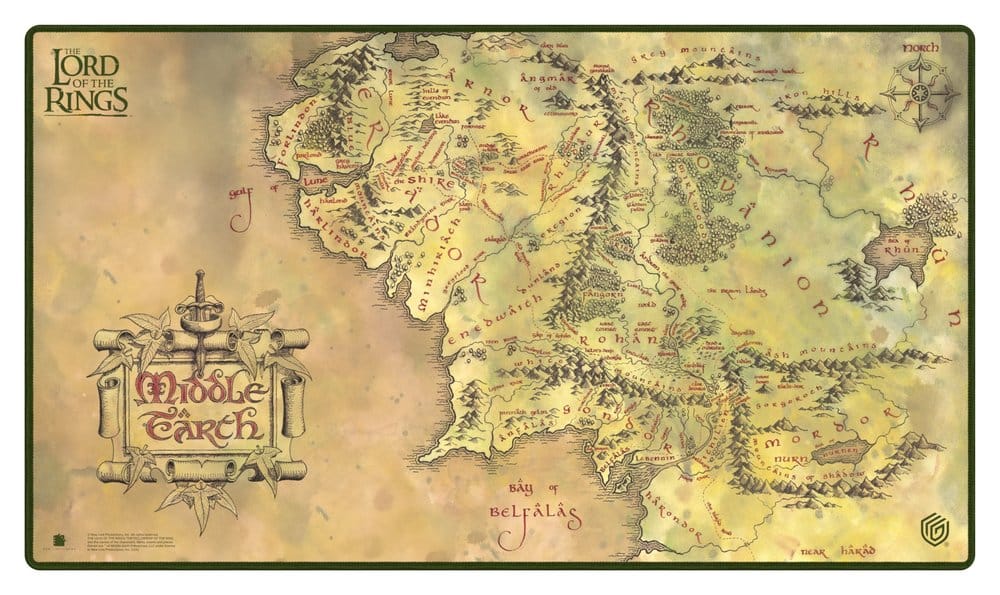 Ultimate Guard – Playmat The Lord of the Rings "Places of Middle-earth"