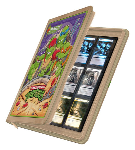 Ultimate Guard – Zipfolio 480 Xenoskin MTG | Teenage Mutant Ninja Turtles - Pizza Box